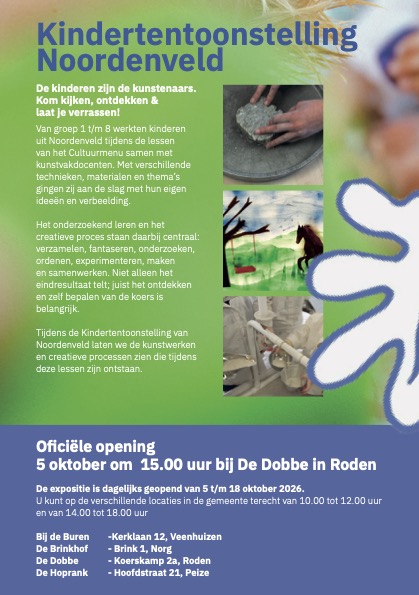 Kindertentoonstelling Noordenveld